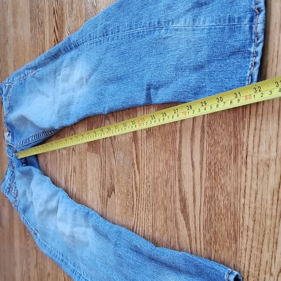 (26W) True Religion Women's Low Rise Slim Fit Jeans Western Distressed - Picture 7 of 11